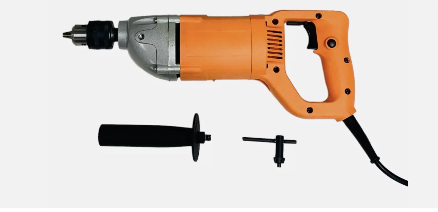 Chicago Electric 1/2" Variable Speed Reversible D-Handle Power Tool Drill 47991 Orange - Rental