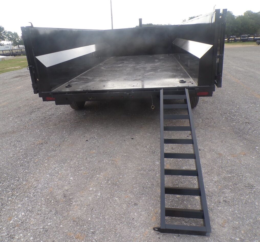 Dump Trailer 7' x 14' (10,000 lbs - 5 Ton max) tandem 7 k axels- Rental - Image 2